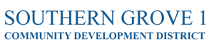 Southern Grove 1 Community Development District Logo